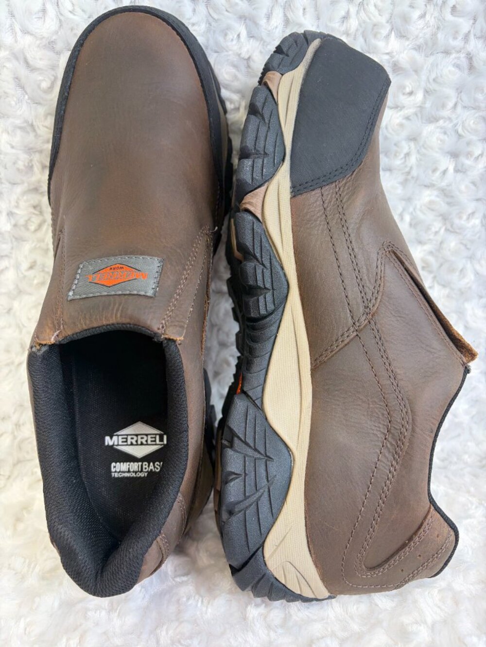 New Mens Merrell Moab Adventure Moc waterproof full grain leather and carbon toe - Picture 8 of 9